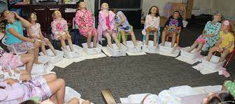 Spa Birthday Party Ideas For 11 Year Olds Pool Design Ideas Kids Spa Party Spa Birthday Parties Birthday Party At Home