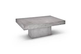 This coffee table is constructed from concrete, engineered wood, and metal. Una Concrete Rectangular Dark Gray Coffee Table Vgs Una Rect Ct By Urbia Imports