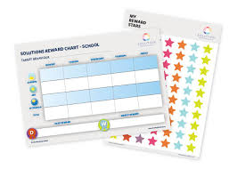Solutions Reward Chart School Resuable Sticker Stars