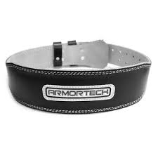 New 4inch Leather Weight Lifting Belt Back