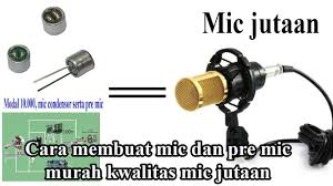 Rangkaian mic condenser 1 5 volt. Membuat Mic Murah Meriah Kwalitas Mic Jutaan Cocok Untuk Vlog Dabing Dll Youtube