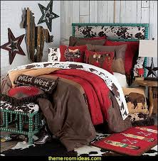 Red Rodeo Bedding Collection Western Bedding Western Theme Decorating Cowboys Jpg 604 616 Western Bedroom Decor Western Bedding Sets Cowboy Bedroom