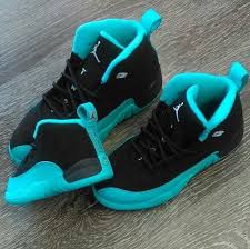 Black And Turquoise Jordans 12 Air Jordan Retro 12 S Jade Turquoise Infant Toddler Preschool Size 5c 3y Air Jordans Retro Jordan Retro 12 Air Jordans