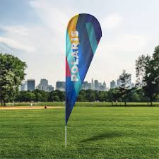 Feather Bow Sail Flag Mockup Mockup Presentation Design Template Flag