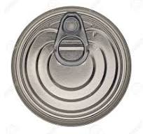Food Tin Can Lid Isolated On White Background Stock Photo ...