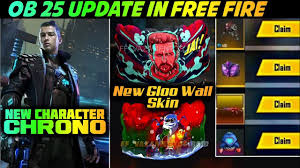 Free fire alok character png image with transparent background for free & unlimited download, in hd quality! Operation Chrono Free Fire New Evolution Scar New Character Chrono New Gloo Wall Skin Freefire Youtube