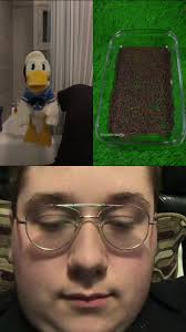 Donald Duck Eating Corn