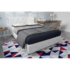 We are a local small shop in los angeles, ca. Dhp Dakota Upholstered Faux Leather Full Bed In White 4027139