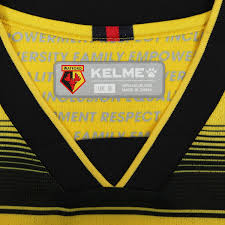 Home › dls kit › epl. Watford 2021 22 Kelme Home Kit 21 22 Kits Football Shirt Blog