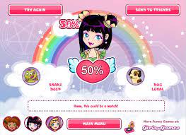 Girlsgogames Love Tester Game