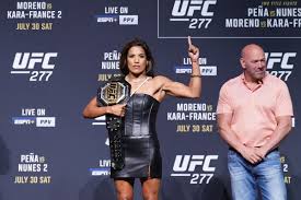 Say what you want about Pena but before the end of the year she will be  champ again. She is one of the few women that wanted all the smoke with  Amanda.