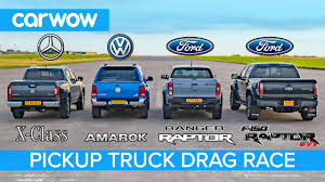But considering its versatility and breadth of performance that no other production vehicle can match, its starting price is a relative bargain. Ford F150 Raptor V Ranger Raptor V Mercedes X Class V Vw Amarok Drag Race Rolling Race Youtube