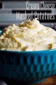 Cream Cheese Mashed Potatoes Ultra Creamy Recipe Cream Cheese Mashed Potatoes Cheese Mashed Potatoes Potatoes
