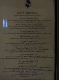 Open for breakfast 6:30 a.m. El Tovar Menu Picture Of El Tovar Lodge Dining Room Grand Canyon National Park Tripadvisor