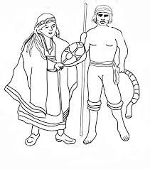 Los niños salían en fiesta con ramos y cantando bendito el señor. Mapuche Dibujos De Familia Mapuche Para Colorear