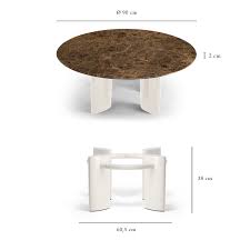 Alina lift top coffee table with storage. Cream And Brown Marble Coffee Table Carlotta The Socialite Family