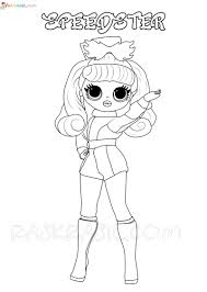 Lol omg lights coloring pages. Lol Omg Coloring Pages Free Printable New Popular Dolls