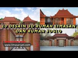 Hal yang membedakannya adalah pada bagian tubuh bangunan tersebut. 10 Desain 3d Rumah Limasan Dan Rumah Joglo Modern Spesialis Jasa Bangun Rumah Jawa 08179442249 Youtube Membangun Rumah Rumah Bangunan