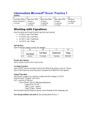 We did not find results for: Excel Intermediate Advanced Practice Activities Pdf Microsoft Excel Spreadsheet