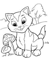 It's still cute drawn with charcoal enjoy cute lil tweety. Free Printable Kitten Coloring Pages For Kids Best Coloring Pages For Kids