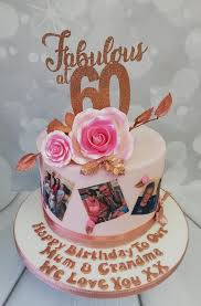 A woman congratulates on her 60th birthday. Rose Gold 60th Birthday Cake For Mom Novocom Top