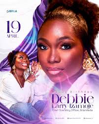 Happy birthday to the incredible Chief Operating Officer of Brila Media, Debbie  Larry-Izamoje. On this day, we celebrate the force you are, the work you  do, and your continuous successes . Wishing