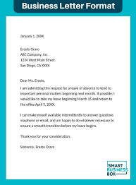 The address of the sender is written on the top right side of the letter. 20 Types Of Business Letter Used By All Business Samples