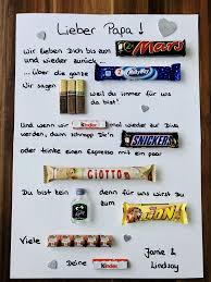 Geschenk Fur Papa Zum B Day Vatertag Geschenke Basteln Selbermachen Geschenke Selbstgemachte Geschenke Vater