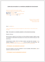 L'entretien préalable représente une phase essentielle de la procédure légale de licenciement. Modele De Lettre De Convocation A Un Entretien Prealable De Licenciement