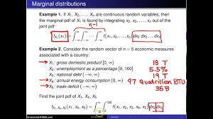 8/22 =.36 tip:you can check your answer by making sure the probabilities all add up to 1. Multivariate Distributions Marginal Distributions Example 1 Youtube