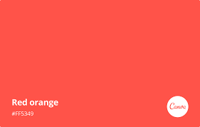 The red, green and blue use 8 bits each, which have integer values from 0 to 255. Red Orange Meaning Combinations And Hex Code Canva Colors