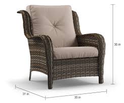 Wilson Fisher Oakmont Gray All Weather Wicker Cushioned Chairs 2 Pack Big Lots In 2020 Chair Cushions Diy Outdoor Furniture Deck Furniture