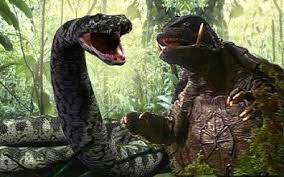 Giant Snake And Giant Turtle Were Besties Giant Snake Snake Turtle