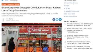Waktu itu testnya di gedung kawan lama di jl. Salah Pesan Berantai Kantor Pusat Pt Kawan Lama Ditutup Karena Salah Satu Direksi Meninggal Dan 10 Orang Karyawan Terpapar Covid 19 Hoax Buster Covid19 Go Id