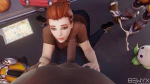 Brigitte Deepthroath Blowjob from Overwatch