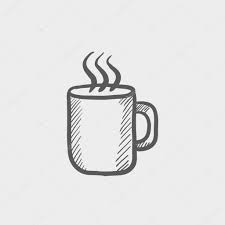 Mug of hot choco sketch icon — Stock Vector © VisualGeneration ...
