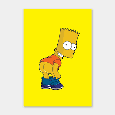 Maybe you would like to learn more about one of these? Quadro Bart Simpson Mostrando A Bunda Enquadrarte