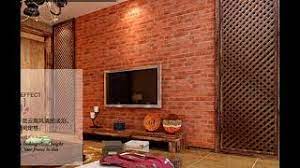 B Q Wallpaper Brick Design Youtube Embossed in blown vinyl and with fashion your own brick wall in a matter of minutes with this chic peel and stick wallpaper. youtube