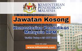 Kementerian pendidikan malaysia™ logo vector file download in ai. Jawatan Kosong Terkini Di Kementerian Pendidikan Malaysia Kpm Info Awam
