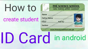 The bearcat card is the official id for the university of cincinnati. How To Create Student Id Card Android Youtube