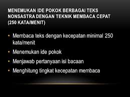 Check spelling or type a new query. Membaca Memahami Berbagai Teks Bacaan Nonsastra Dengan Berbagai Teknik Membaca Memahami Wacana Sastra Melalui Kegiatan Membaca Puisi Dan Cerpen Ppt Download