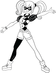 Free printable harley quinn coloring pages. Lovely Harley Quinn Coloring Page Free Printable Coloring Pages For Kids