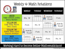 Reading And Math Rotation Boards The Brown Bag Teacher