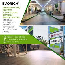 With Over 400 Flooring Companies In Singapore Only Evorich Is The Casetrust Accredited Company That Gives You In 2020 With Images Flooring Companies Resilient Flooring Singapore