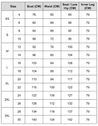 Credible H M Size Chart Outerwear 2019