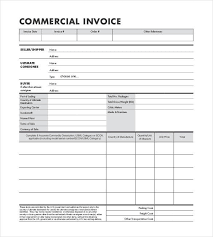 Commercial Invoice Templates 16 Free Printable Xlsx Word Samples Invoice Template Word Invoice Template Invoice Format In Excel