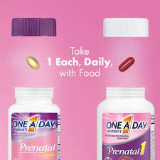 Maybe you would like to learn more about one of these? One A Day Women S Prenatal Multivitamin Two Pill Formula Supplement For Before During And Post Pregnancy Including Vitamins A C D E B6 B12 Folic Acid And Omega 3 Dha 30 30 Count