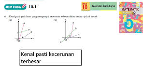 Piyupd747 is waiting for your help. Kssm Matematik Tingkatan 2 Bab 10 Kecerunan Garis Lurus Jom Cuba 10 1 No6 Tingkatan 2 Buku Teks Youtube
