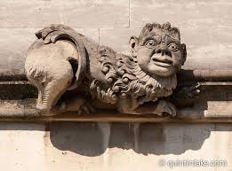 Gargoyle Below Magdalen Great Tower Part Of Magdalen College Oxford University England Gargoyles Grave Statues Gothic Cathedrals