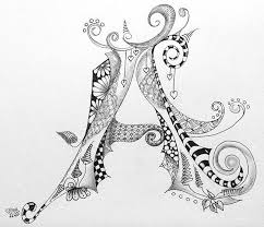 Nicole On Instagram Valentangle Day 14 The First Letter Of My Love Doodles Zendoodleart Zendoodle Zi Doodle Lettering Doodle Art Letters Zen Doodle Art